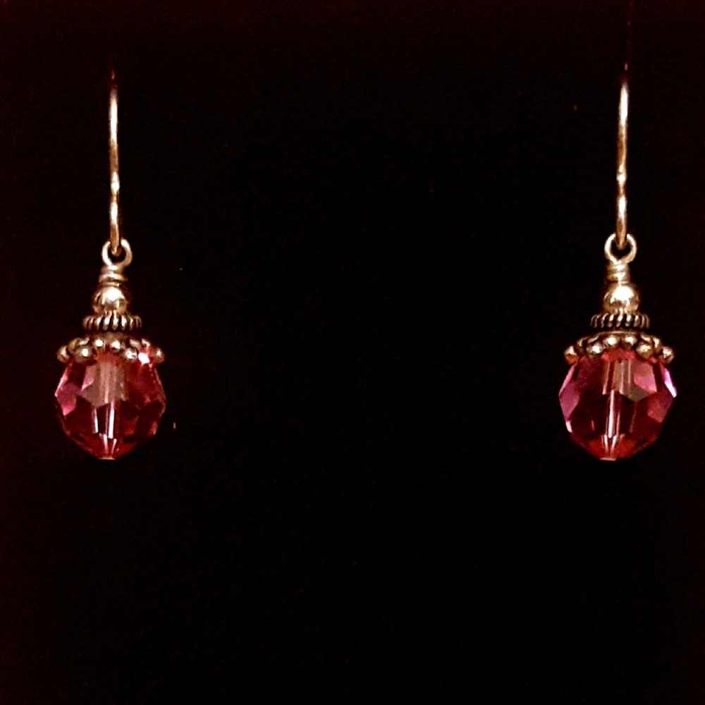 Pink Dangle Earrings